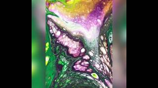 Fluid painting | Flip cup | Abstract Painting | Acrylics on canvas | Aditi Arts 2018