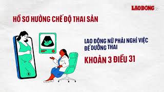 Lao động nữ hưởng tiền thai sản năm 2024 cần làm giấy tờ gì?