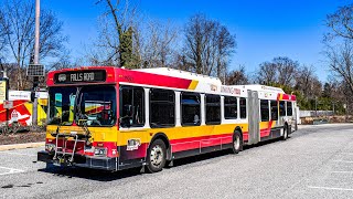 MTA Maryland 2010 New Flyer DE60LF #11081 On the Light Rail Shuttle to Timonium Fairgrounds!!!