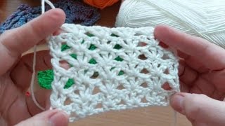 Crochet Pattern 💯👍Узор крючком для кофточки