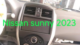 how to remove stereo nissan sunny 2022, 2023 and installation