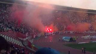 Crvena Zvezda - Sevojno 20. 04. 2011. Navijaci.3gp