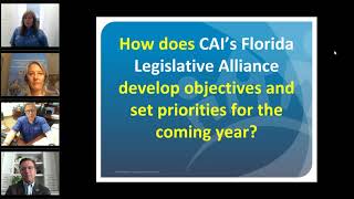 Live Webinar  CAI Florida Legislative Alliance Legislative Session Review