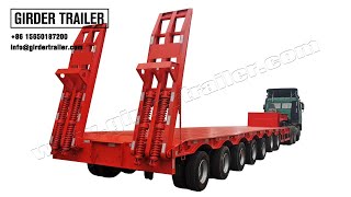 QINGDAO SHIYUN TRAILER CO.,LTD-7 Axles Lowboy Trailer