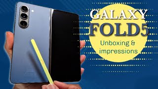 Galaxy Z Fold5 Unboxing and Impressions