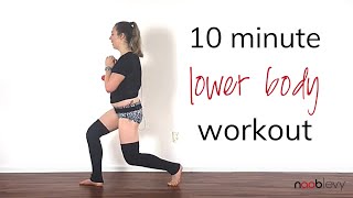 10 minute butt and thigh at home dumbbell workout