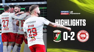 Vital win for Inver Reds! | Glentoran 0-2 Larne | #sportsdirectprem