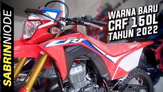 Review Warna & Striping Baru Honda CRF 150L Tahun 2022 - Warna Merah Hijau Putih