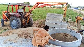 New tubewell fitting civil work process