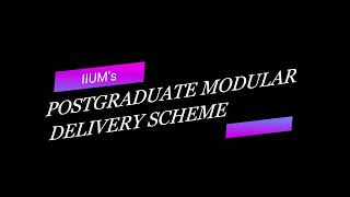 IIUM Academy x IIiBF Postgraduate Modular Programme