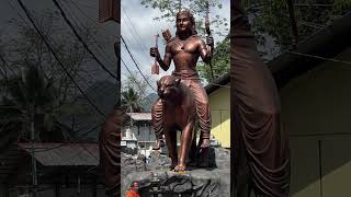 Swamy Ayyappa statue at Pamba | Batasari travel tales | Telugu traveller