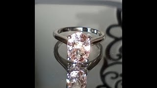 Rare Congolese Tourmaline Engagement Ring from thecoveatfoxhollow.com