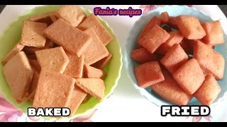 How to Make Shankarpali/Shankarpara FRIED & BAKED