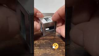 Making a Cube With Stapler Pins!! 🤯🧊👍 #shorts #youtubeshorts #handyhacks