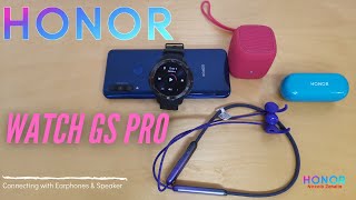 Honor Watch GS PRO: music player and Bluetooth speakers