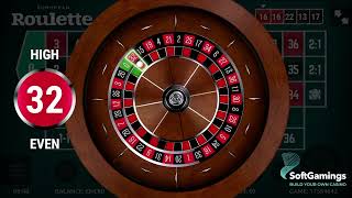 G. Games - European Roulette - Gameplay Demo