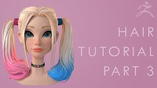 Zbrush Hair Tutorial Part 3 - Secondary Shapes