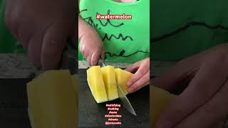 Satisfying cutting Watermelon sounds #satisfying #watermelon #cutting #asmr #shortsvideo #shorts