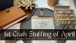 CASH STUFFING $815 + CASH ENVELOPES + SINKING FUNDS