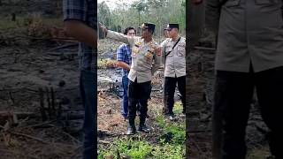 Agrowisata Nanas Prabumulih Kapolsek prabumulih timur Bpk AKP HERRY SULISTYO dan jajaranya,