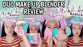 I TRIED USING THE MICHELLE DY BASICS DUO MAKE UP BLENDER | best sponge ever!