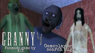 Granny 4 Fanmade game by A12 [Gameplay and Search bugs]