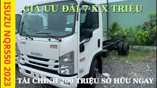 CHI TIẾT GIÁ XE TẢI ISUZU 5T CABIN VUÔNG 2023 | NQR550 THÙNG NGẮN 5M7 VÀ THÙNG DÀI 6M2 |0908.632.781