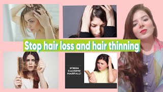 Hair Thinning and Hair Loss solutions | tips | prevention | Fatima Sultan #hairloss #hairthinning