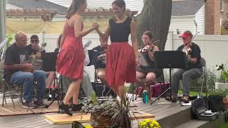 PUG duet @ Ypsilanti Porch Concert '23 - Appalachian clogging - CommonWealth Dance Collective