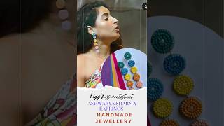 Diy Jewelry 😱/ Diy Handmade jewellery/ Ashwarya Sharma Earrings/ Bigg Boss contestant #trending #diy