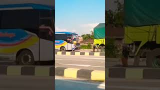 DETIK² BUS SUGENG RAHAYU "PUTRA SAMIN" TAKE OFF DI LAMPU MERAH SAMBUNGMACAN‼️#shorts #busmania