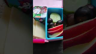 Kindergarten snack box; what's missing? #snackbox #kids