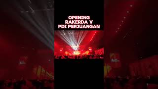 Opening Rakerda V PDI Perjuangan #shorts