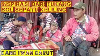 perjuangan pemuda desa mecari rezeki di ibukota bermodalkan tukang sol sepatu keliling