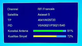 SATELLITE RADIO RFI FRANCAIS