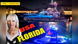 USA Melbourne | Christmas Boat Parade / США Мельбурн | Рождественский парад лодок