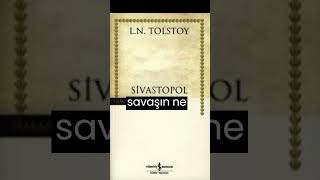 Sivastopol - Tolstoy #shorts #kitap