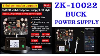 รีวิวโมดูลจ่ายไฟ ZK-10022 CNC Step-Down DC Buck Power Supply 12-140V 22A/1500W