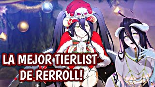 ¡LA MEJOR TIERLIST DE RERROLL PARA EL NUEVO JUEGO DE OVERLORD! 🗿 - LORD DE NAZARICK 🔥