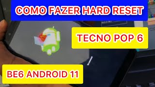 Como fazer hard reset de Tecno pop 6 be6