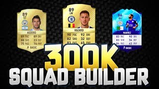 Amazing 300k BPL Squad Builder ft. Eden Hazard , Kun aguero and TOTGS Mahrez Fifa 17 Ultimate team!