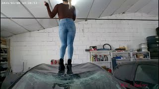 Mia VS Citroen C4 (Roof destruction)