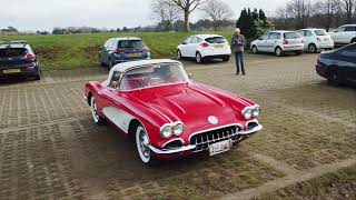 My 1959 C1 Corvette at Denbies Winery.