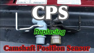 REPLACING A CPS SENSOR 1997 OBS F350 powerstroke (symptoms before it broke) PART 2