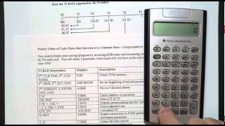 10. Future value cash flows increase constant rate