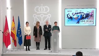 Chivite dice que "el camino emprendido" tras 100 días de Gobierno "va en la dirección correcta"