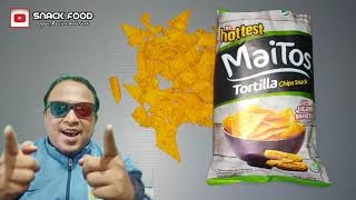 Mr. Hottest MAITOS Fortilla snack berbahan Utama Jagung