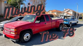 TOWING THE ‘73 C10 FOR ITS NEW 6.0L 4L60 DRIVETRAIN INSTALL