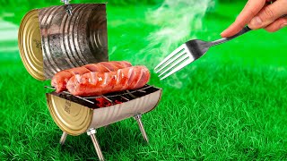 Amazing Mini BBQ From Can And Other DIY For Cooking