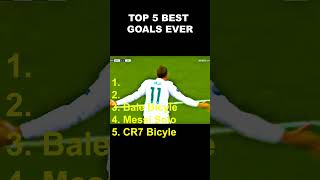 Top 5 Goals in FOOTBALL history! #ronaldo #messi #bale